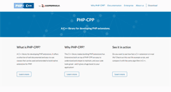 Desktop Screenshot of php-cpp.com